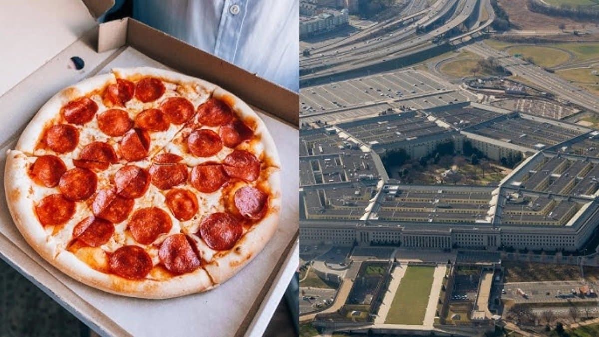 Pentagon Pizza Index:
