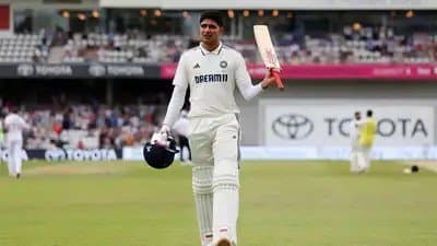 Shubman Gill breaks down after scoring 147 in debut test as captain 