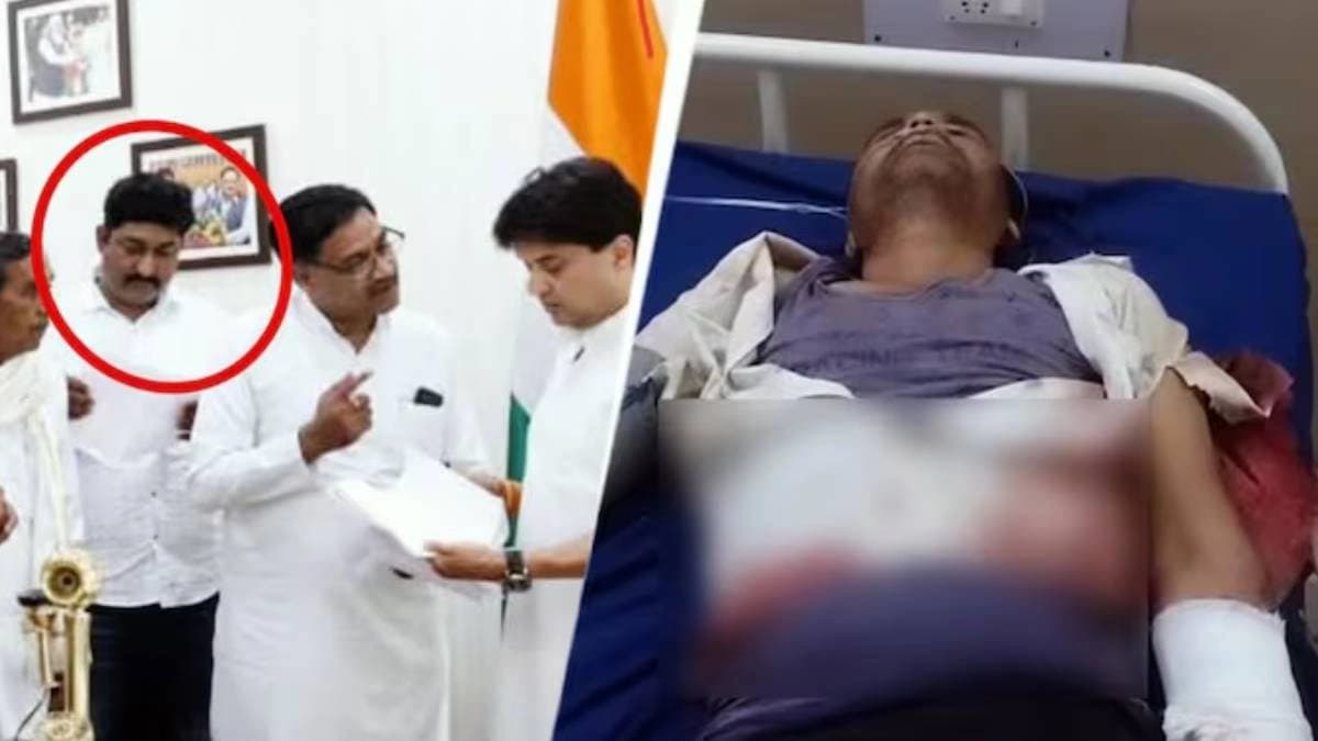 Madhya Pradesh bjp leader runs car over farmer