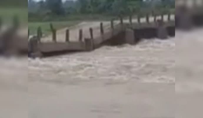 Bridge Collapses In Bihar's Kishanganj District
