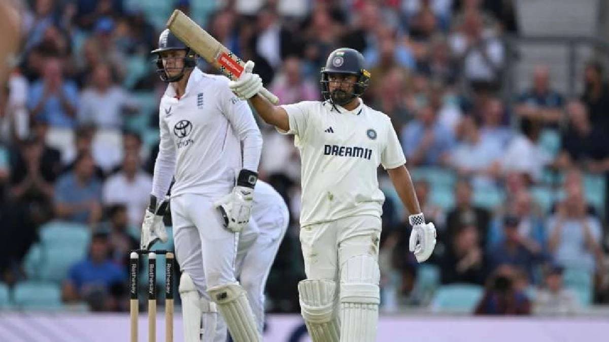 Who holds record for longest gap between two fifty-plus scores for India in Tests since WWII