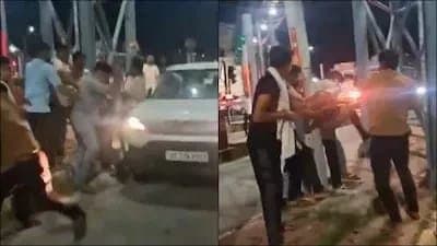 Army Jawan Pinned To Pole Beaten By Meerut Toll Plaza Workers