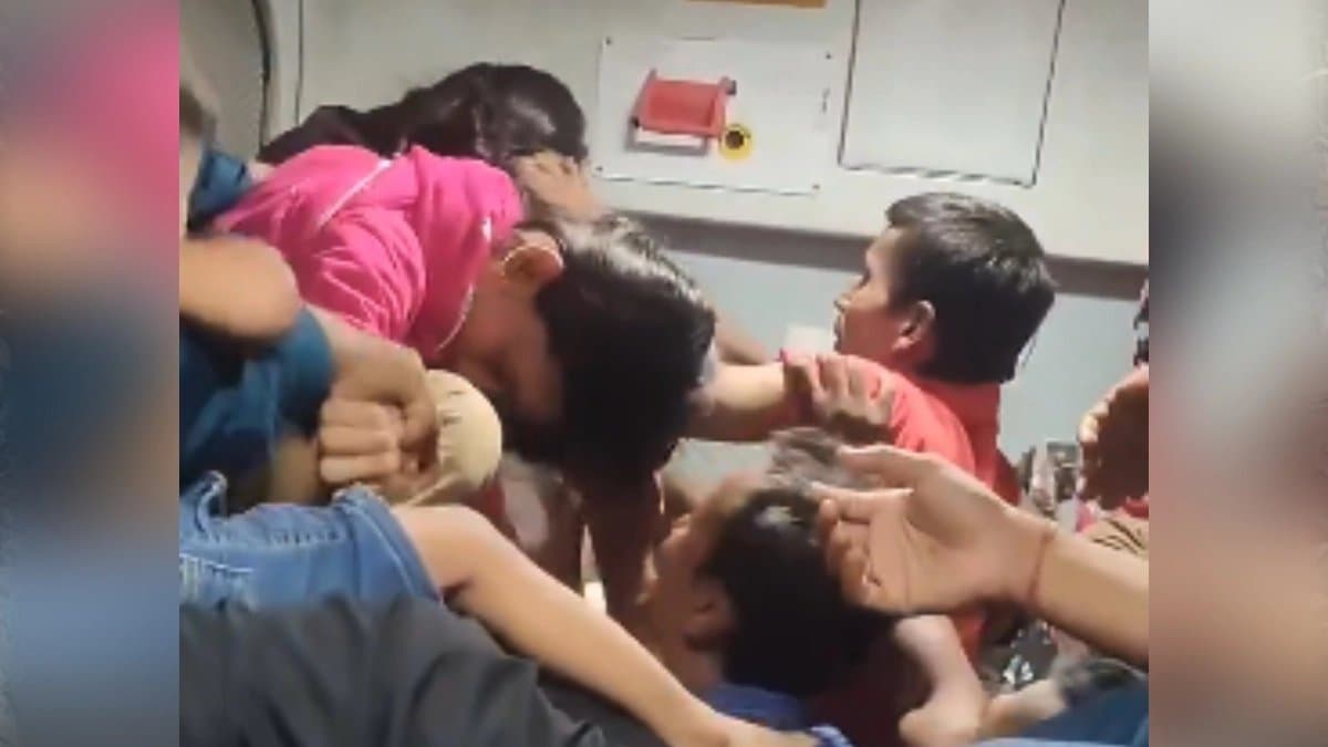 Man Pulls Woman Passengers Hair Inside Packed Coach what happened Inside Delhi-Bihar Train
