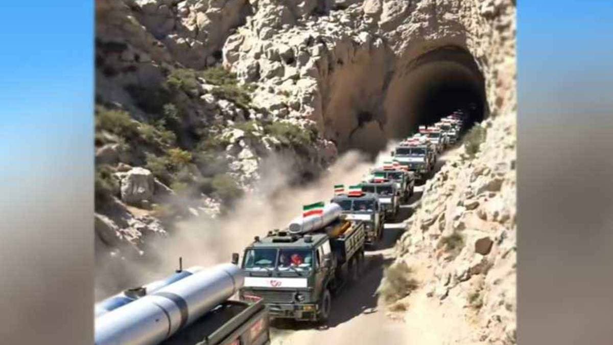 Iran Israel war: Viral video of Iran bringing missile