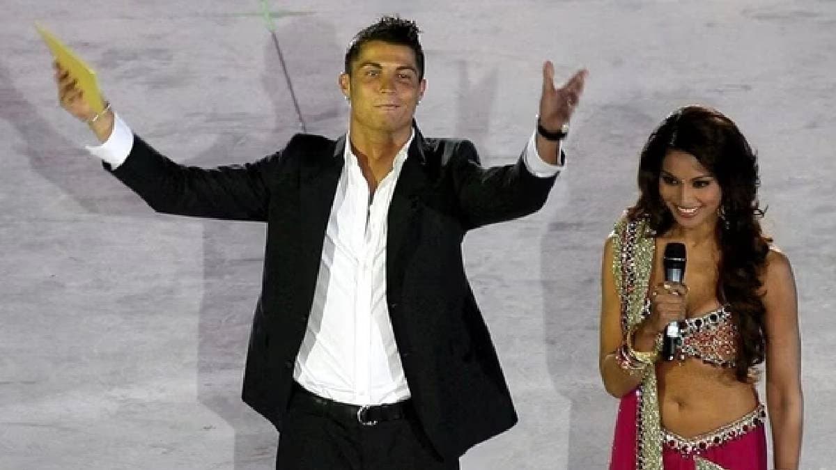 Bipasha Basu shares iconic moment with Cristiano Ronaldo as football star gets engaged