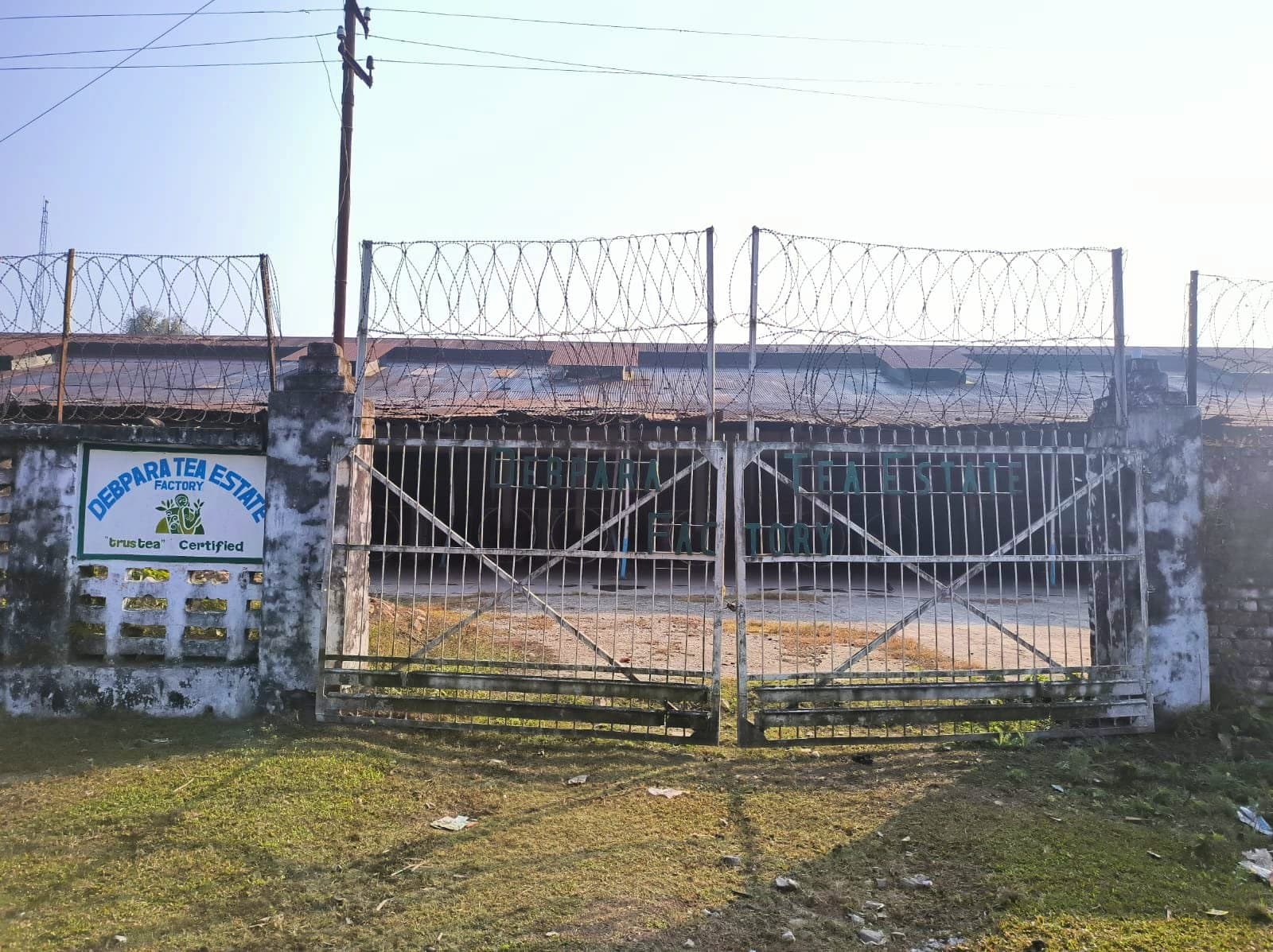 debpara tea garden again closed