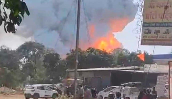  20 Injured In Madhya Pradesh Cracker Factory Blasts