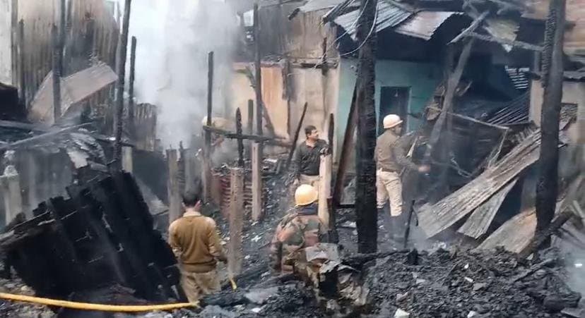 Devastating fire in Alipurduar, several shops burnt, no casualty gnr