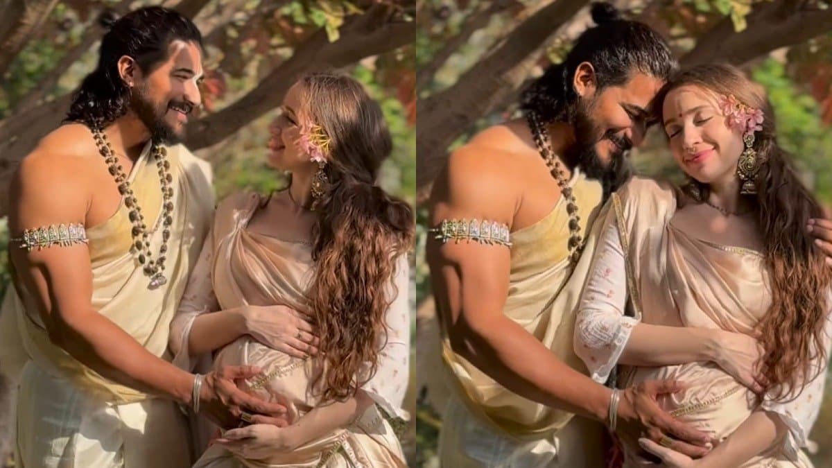 Actor Gourab Mondal and his foreign wife Chintamani Diana announced pregnancy
