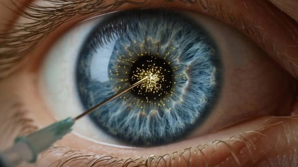 Gold Nanoparticle injections in the eye restore vision loss without surgery