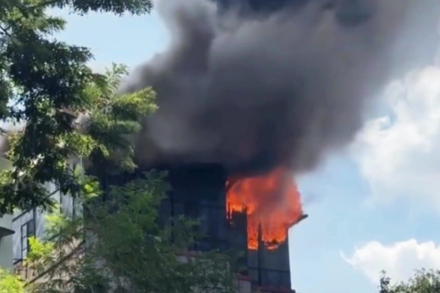 Fire Incident at Kolkata Building