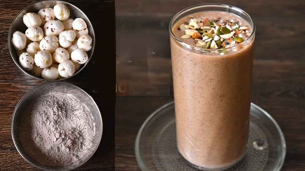 this home made special swatik smoothie recipe is ideal for nabaratri fasting and also good for your health lif