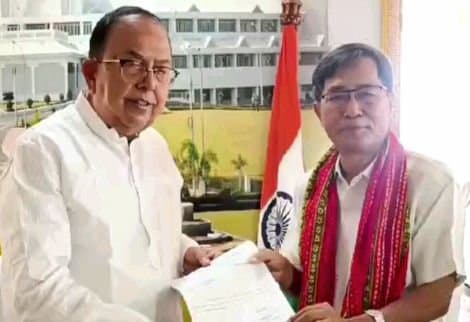 Jiten Chowdhury took over as the Leader of Opposition in Tripura