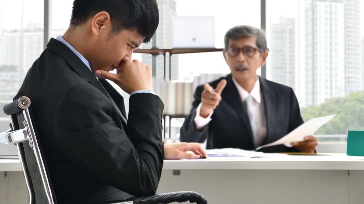 Man was hired on Monday and fired on Friday due to Bad Attitude towards Juniors