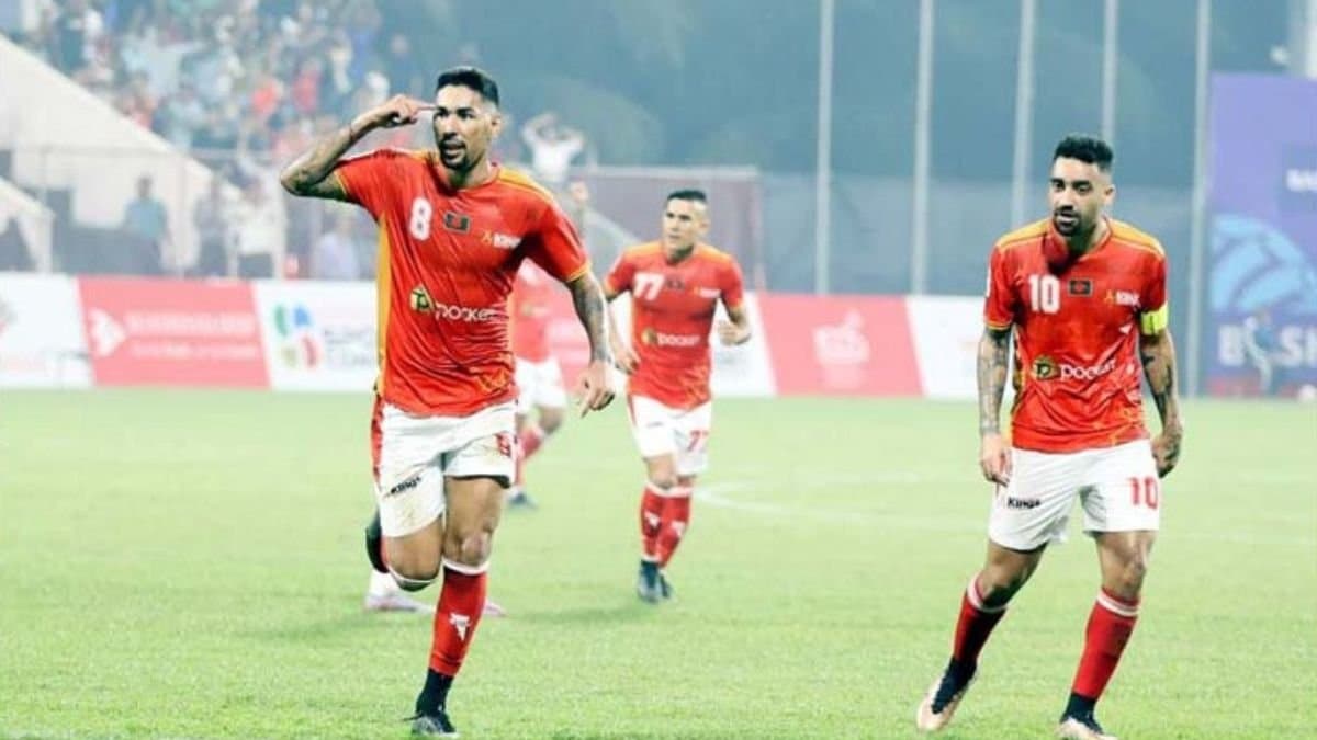 East Bengal ropes in Miguel of Basundhara spt 