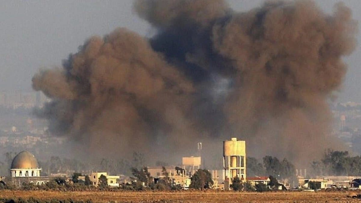 Israel strikes in Syria Anchor Runs Mid Telecast US says very concerned