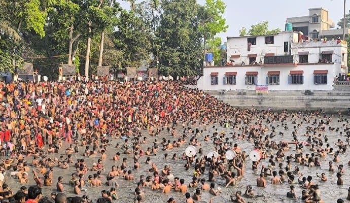 BJP tmc loksabha candidates at thakurnagar matua mela 