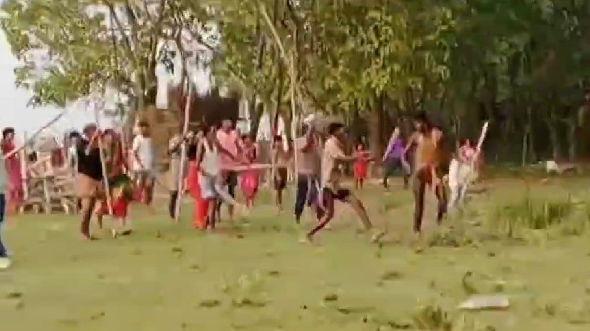 Two families engaged in quarrel over a piece of land in malda gnr 