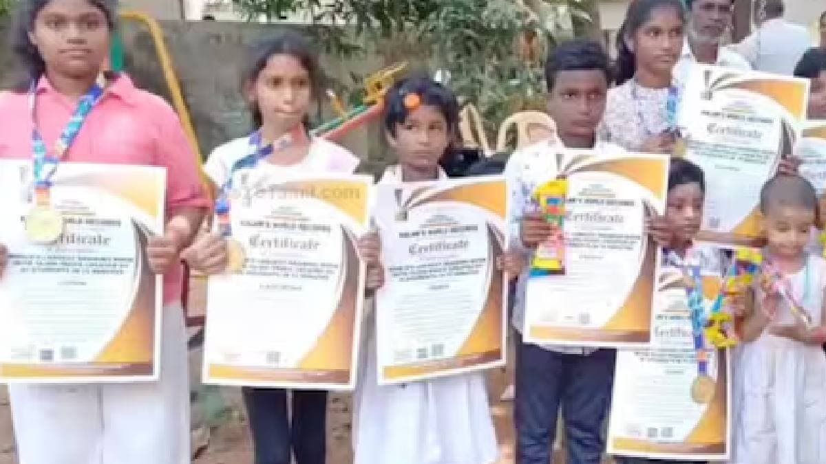 Tamil Nadu Students  Create World Record 