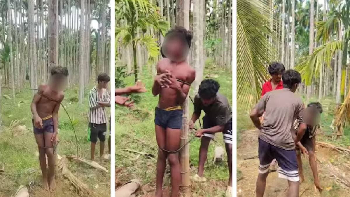Hakki Pikki tribal boy tied to tree in Karnataka tortured with ants over alleged theft
