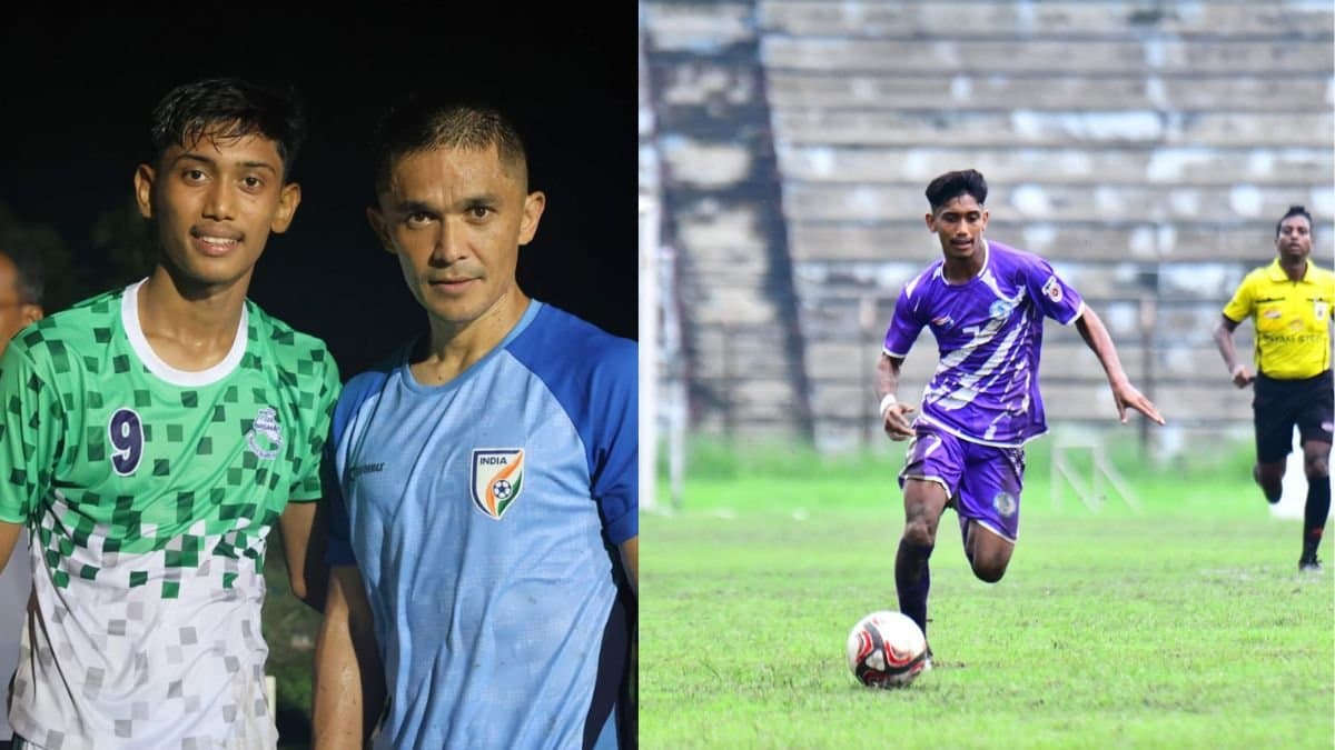United Sports footballer Sahil Harijan scored magic goal in CFL 