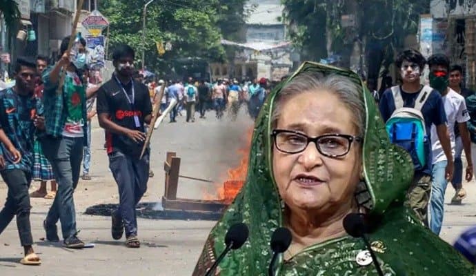 Bangladesh Protests update, Sheikh Hasina  left Dhaka gnr 