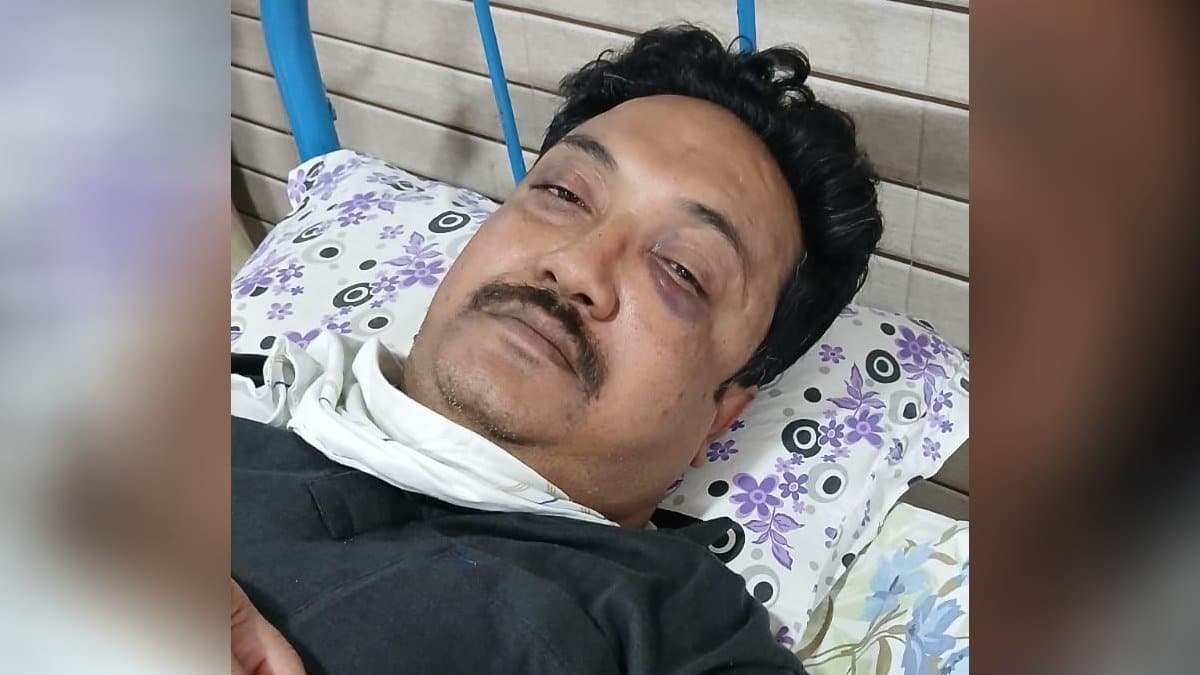 A head teacher was beaten mercilessly inside his school premises gnr