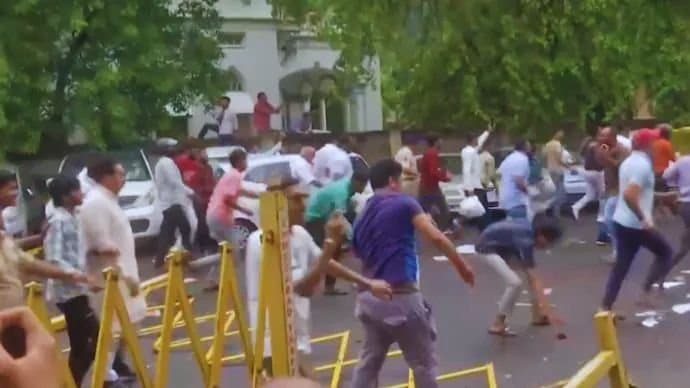Clash in ahmedabad 
