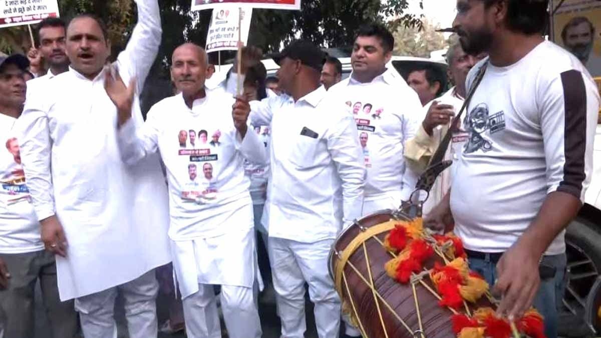 Early Celebrations At Congress Office As Votes Are Counted In Haryana J&K