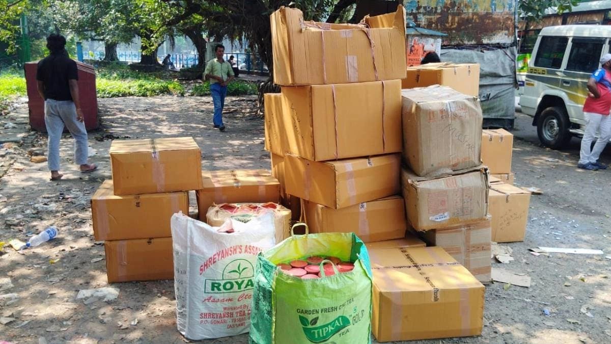 One arrested with 600 kg of banned firecrackers in dharmatala