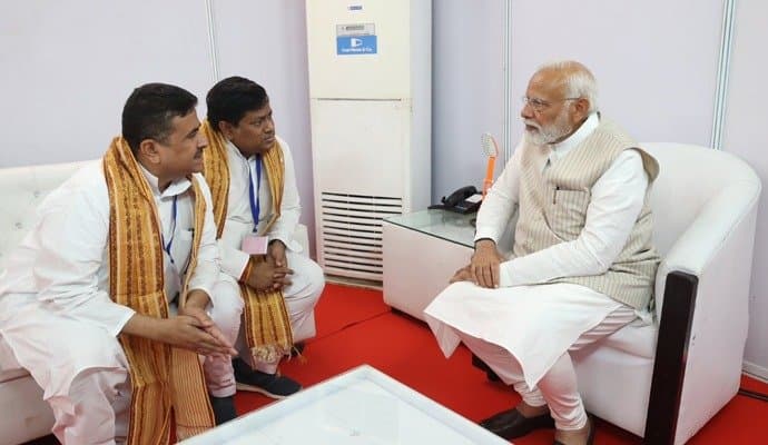 The Prime Minister held a separate meeting with Shubhendu-Sukanta