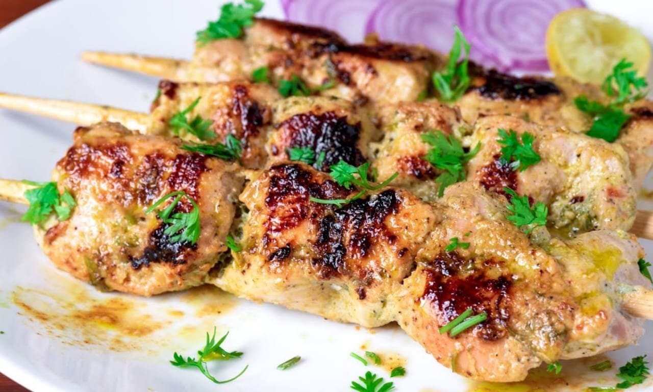Chicken malai Reshmi Kebab for weekend!