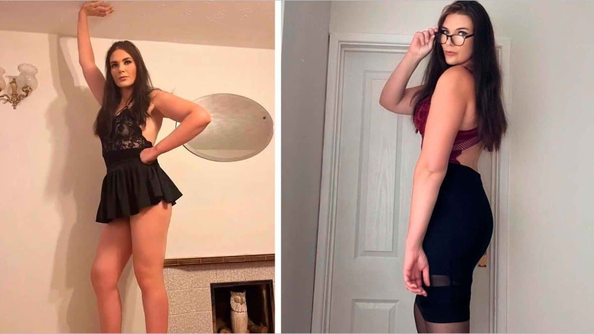 This six foot five inch fashion model uses his height to earn more money lif