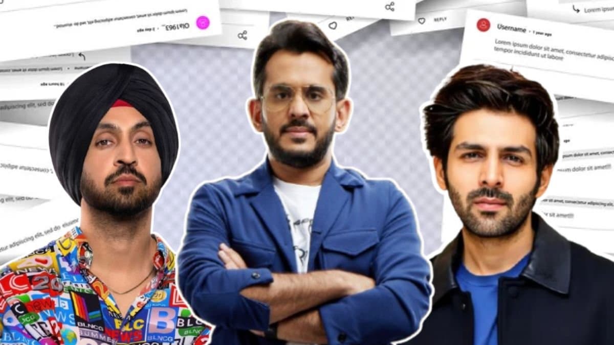 Kartik Aaryan or Diljit Dosanjh internet speculates after shark tank india judge aman gupta hints at egoistic fiulm star in his cryptic statement ENT