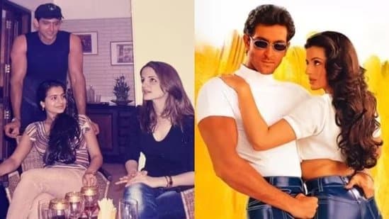 Ameesha Patel shared her throwback pic with Hrithik Roshan Sussanne Khan from Kaho Na Pyaar Hai shoot