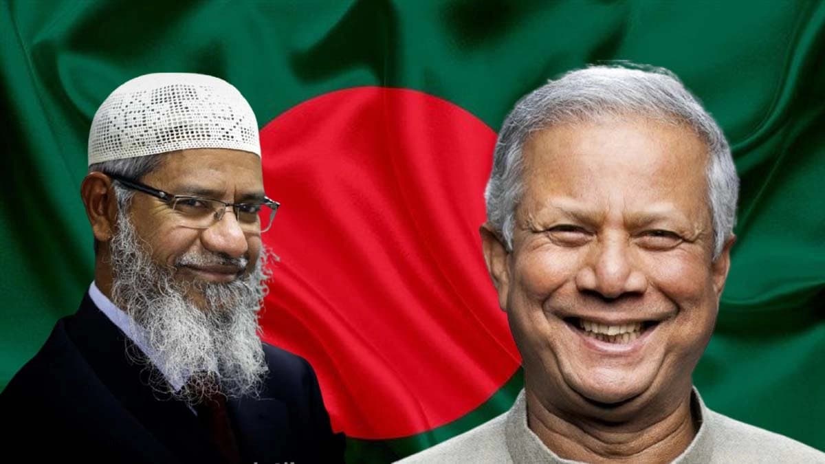 Controversial Islamic preacher Zakir Naik who fled India receives royal welcome in Dhaka Bangladesh 