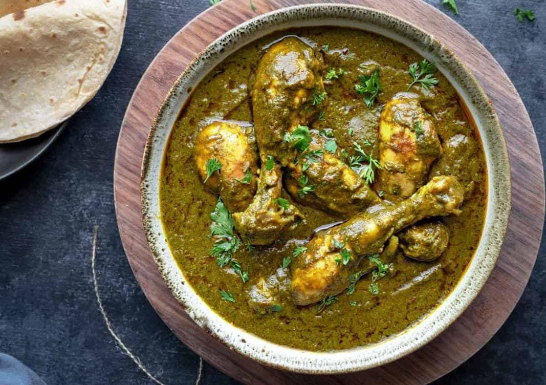 How to make palak chiken? try this recipe