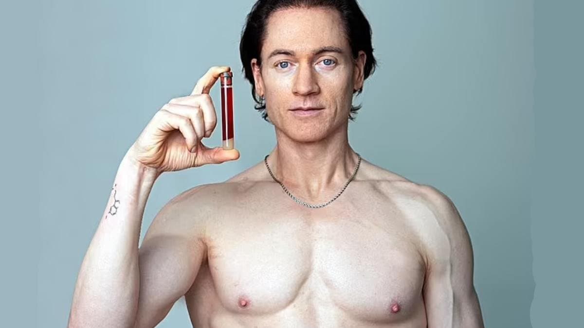 Age defying millionaire Bryan Johnson uses bizarre techniques to keep himself youthful