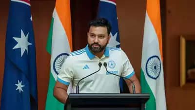 Rohit Sharma addresses Australian parliament, aims to build on perth test history spt 