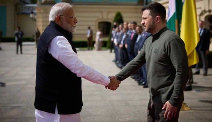 PM Modi Invites Ukraine President Zelensky To India gnr