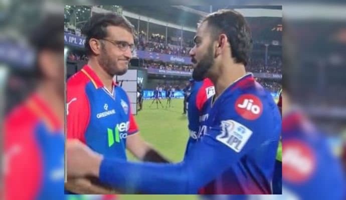 Sourav-Kohli: অবশেষে বরফ গলল, সৌরভ-বিরাটের ম্যাচের পরের ছবি মন জয় করল ফ্যানদের
