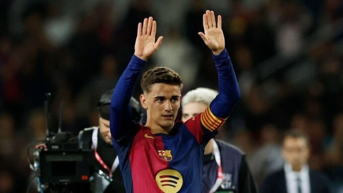 Gavi returned to action for Barcelona after recovering from a serious ACL injury spt 