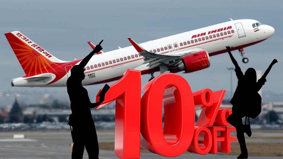 Air India new offer 10 off on fares and 10kg extra baggage for students gnr