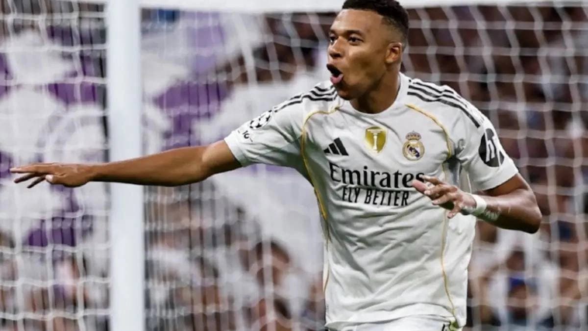 Kylian Mbappe Penalty Double Gives Real Madrid Opening Win Over Marseille in champions league