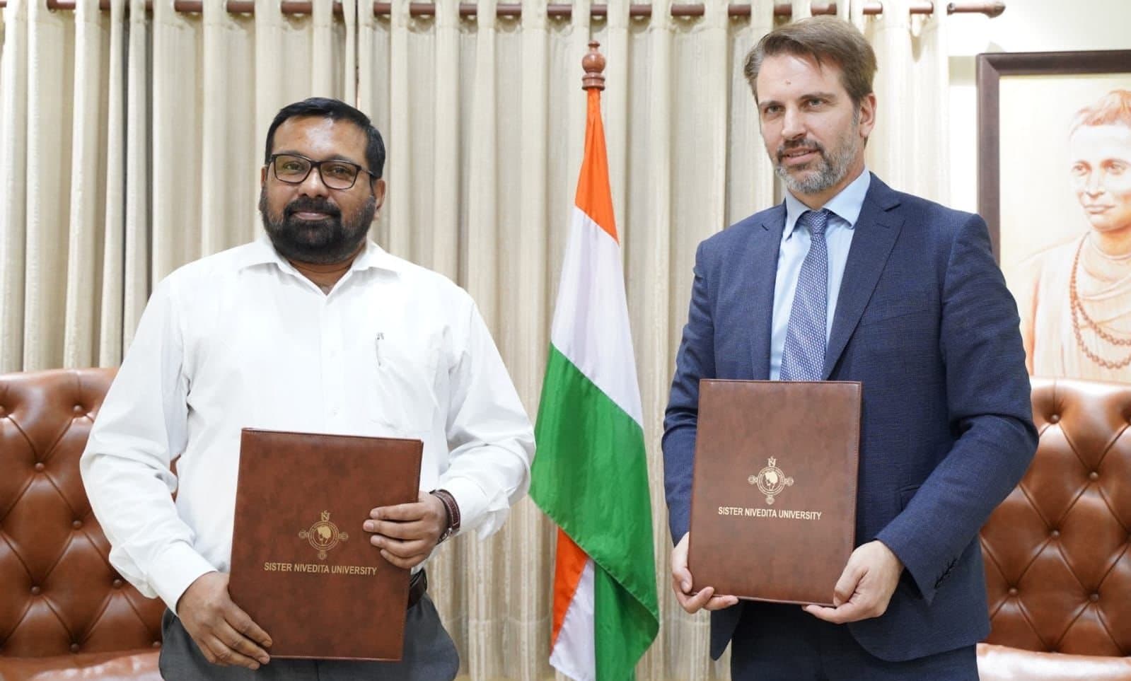 Sister Nivedita University signs an MOU with Unimarconi, the First Italian Digital University