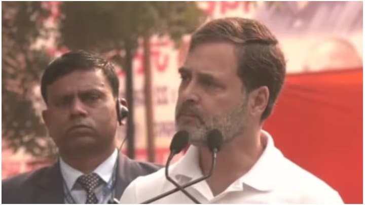 all BJP MPs ran away: Rahul Gandhi