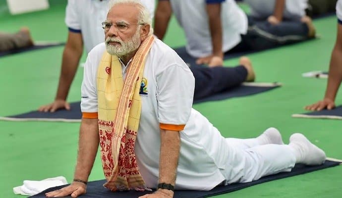 PM Modi urges all to incorporate Yoga in daily lives 