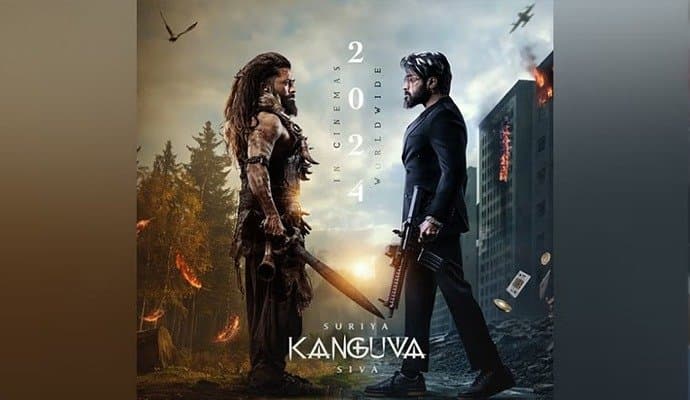 Makers drop intriguing new poster of Suriya-Bobby Deol starrer Kanguva