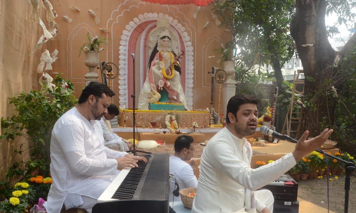 Sourendro-Soumyojit saraswati puja
