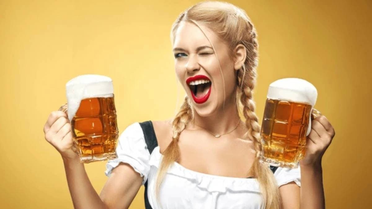Beer and woman private part tastes same